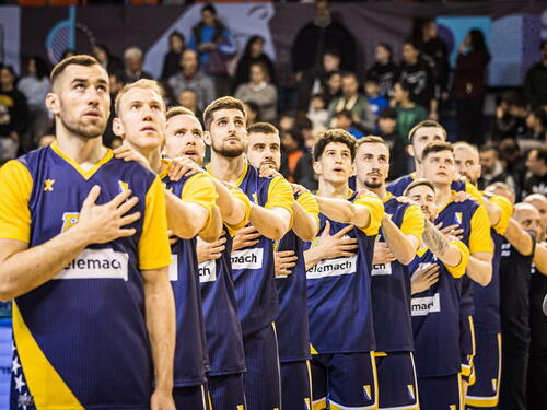Košarkaška reprezentacija BiH večeras protiv Francuske
