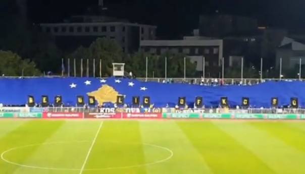 Kosovo koreografijom dočekalo Špance nakon niza provokacija