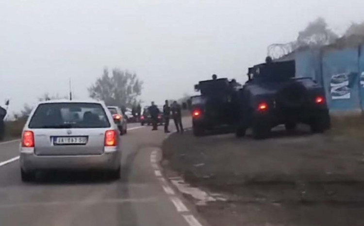 Kosovski specijalci na graničnim prijelazima Jarinje i Brnjak