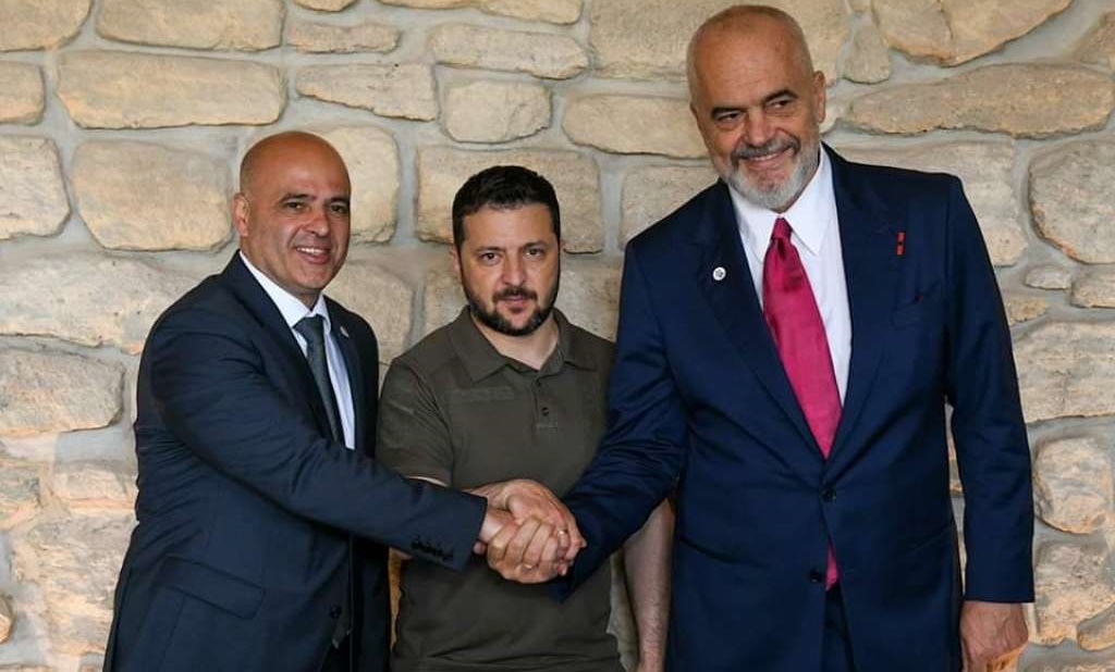 Kovačevski i Rama zajedno se sastali sa Zelenskim