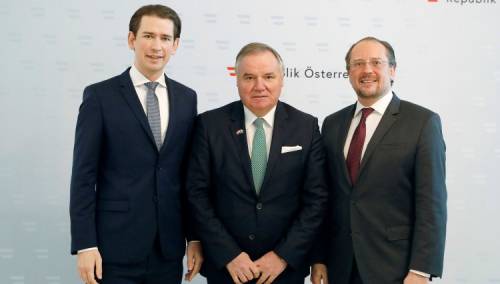 Kozarić se susreo s austrijskim kancelarom Sebastianom Kurzom