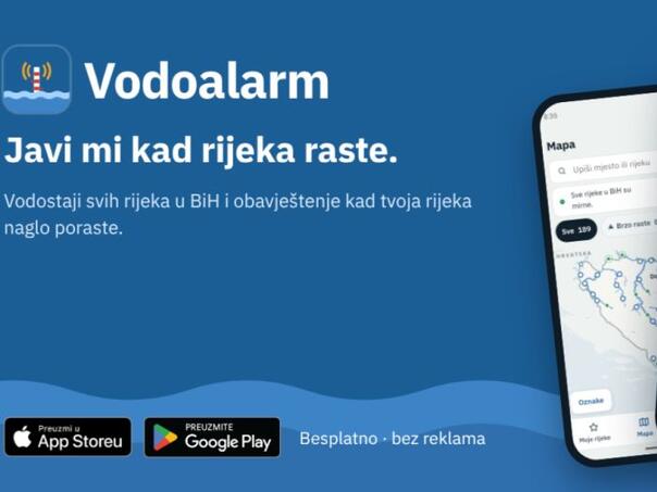 Krajišnik razvio aplikaciju koja upozorava na porast bh. rijeka