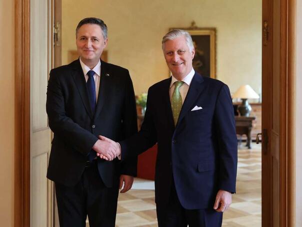 Kralj Belgije Filip u audijenciju primio Denisa Bećirovića