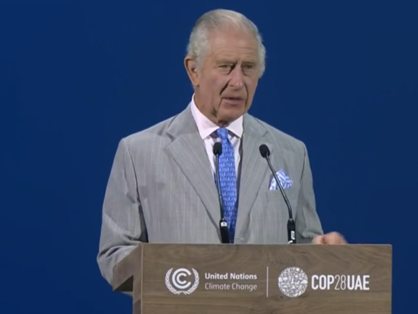 Kralj Charles zatražio da COP28 samit bude kritična prekretnica u borbi protiv klimatskih promjena