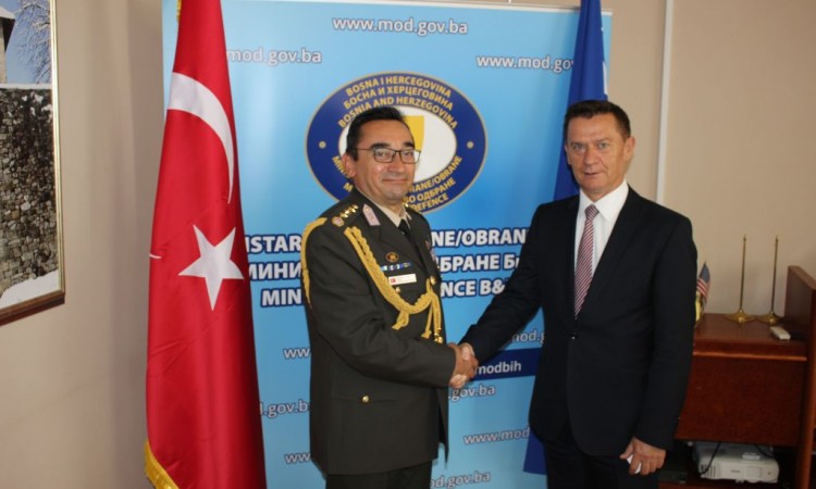 Krešić i brigadir Tatar o bilateralnoj vojnoj saradnji BiH i Republike Turske