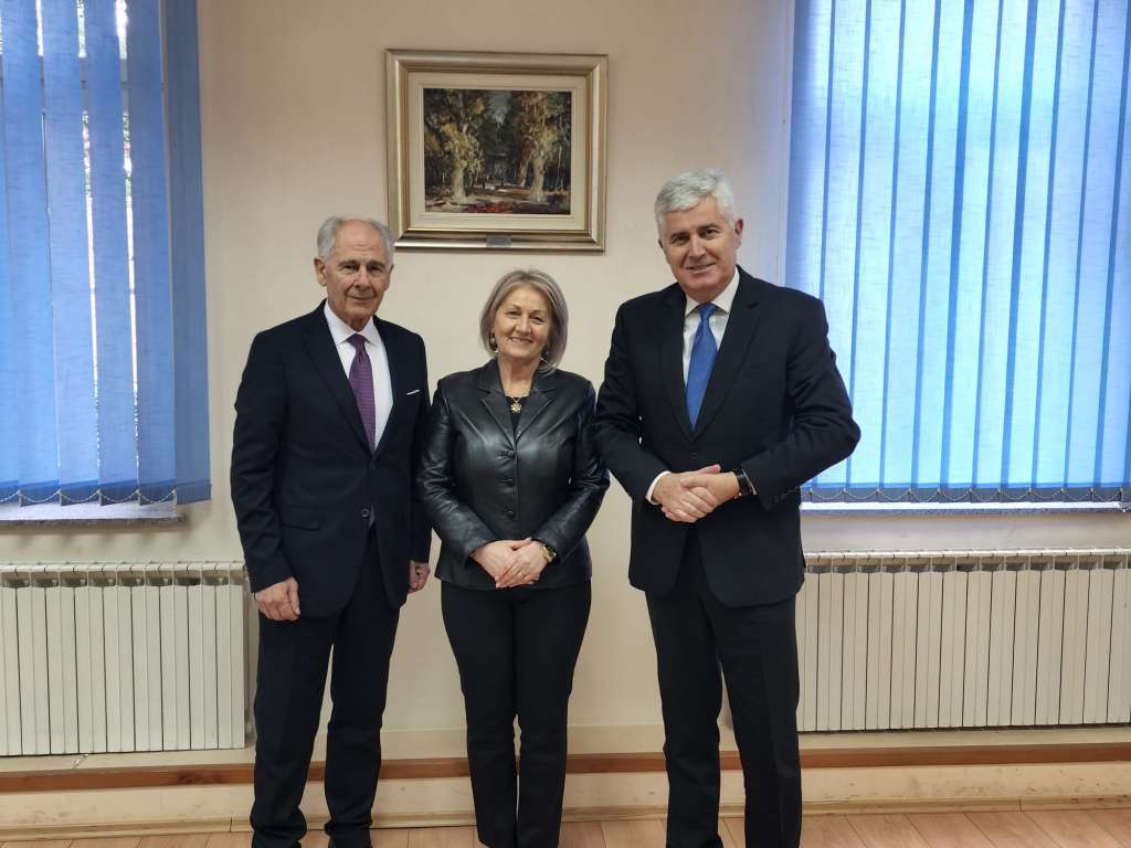 Krišto i Čović sa rukovodstvom HAZU-a