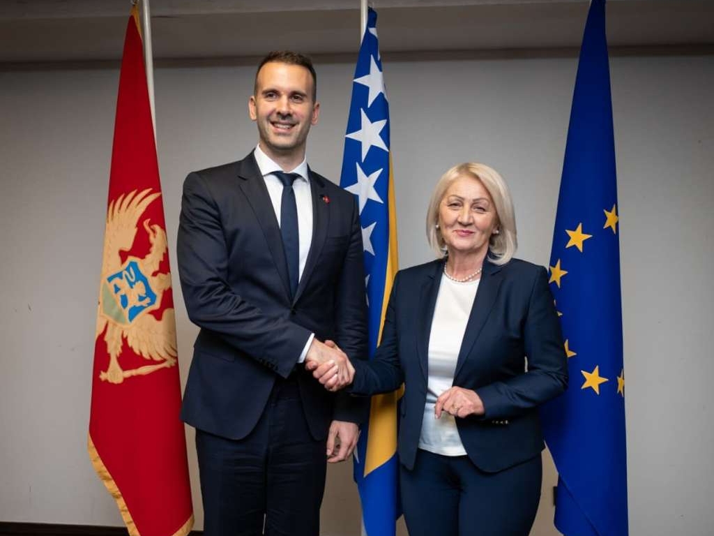 Krišto i Spajić: Jačanje saradnje BiH i Crne Gore 