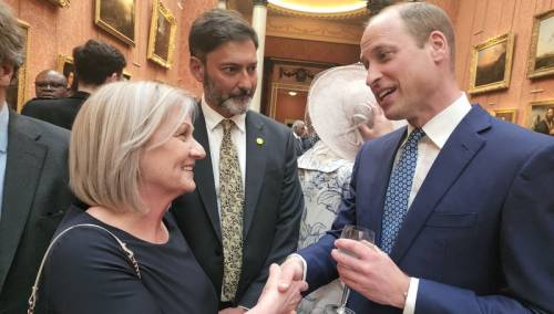 Krišto na kraljevskom prijemu u Londonu