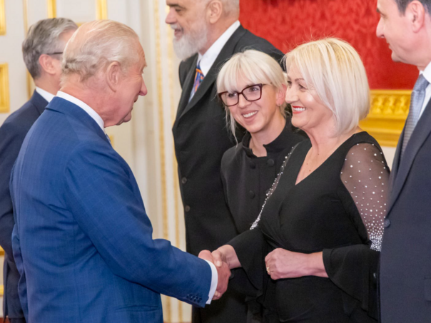 Krišto na prijemu kod kralja Charlesa III. uoči Samita Berlinskog procesa