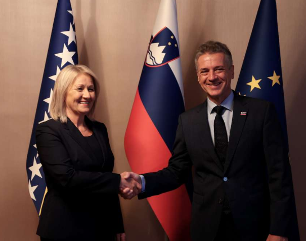 Krišto na sastanku s premijerom Golobom uoči Bledskog strateškog foruma