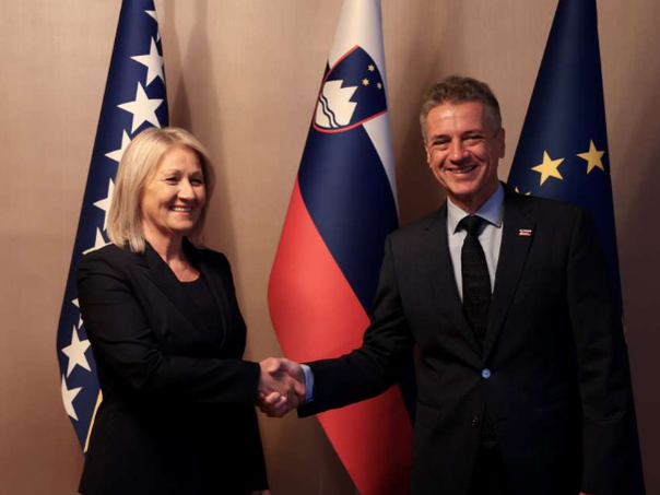 Krišto na sastanku s premijerom Golobom uoči Bledskog strateškog foruma