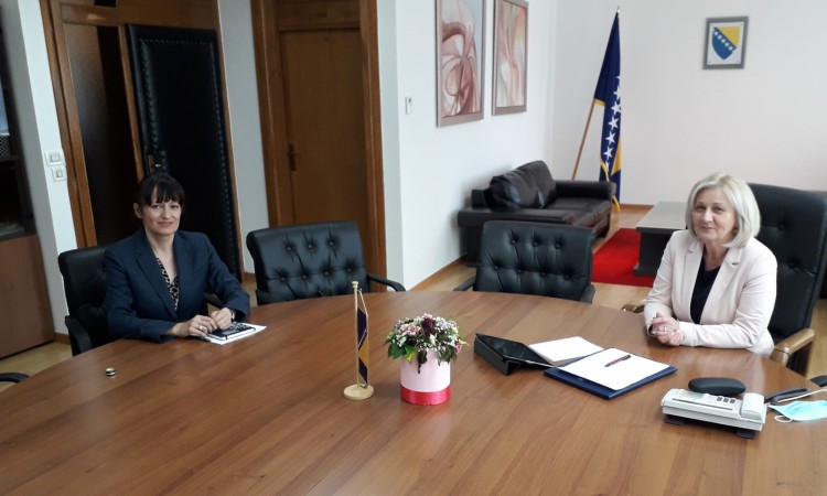 Krišto primila u nastupni posjet šeficu Ureda Vijeća Europe u BiH