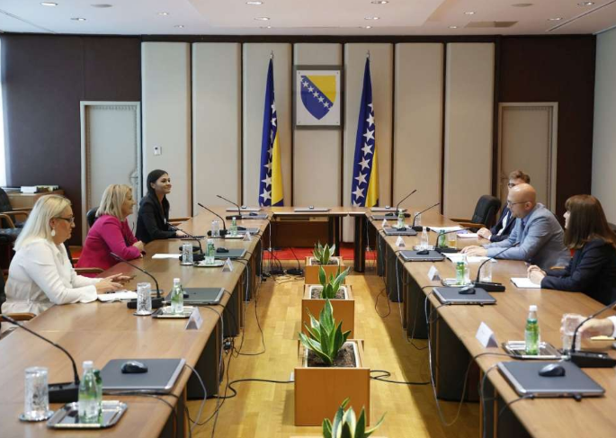 Krišto razgovarala sa Sarrazinom o političkoj situaciji i evropskom putu BiH