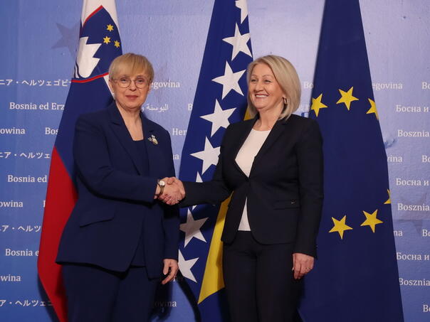 Krišto s Pirc Musar: Slovenija pruža podršku BiH na evropskom putu