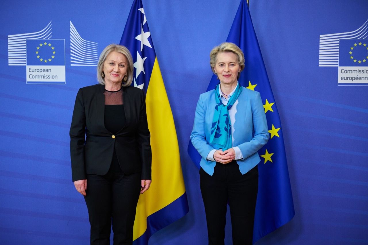 Krišto sa predsjednicom EK Von der Leyen