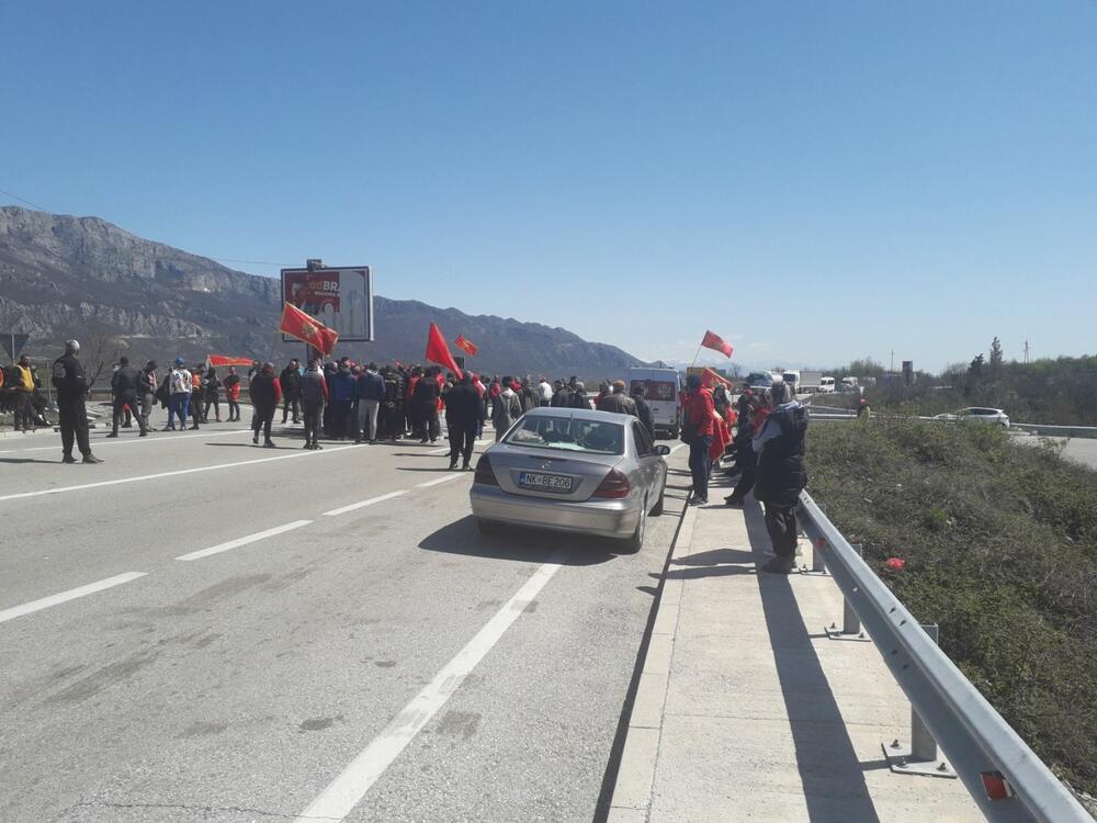 Krivične i prekršajne prijave zbog blokade puta Nikšić-Podgorica