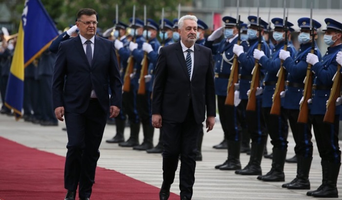 Krivokapić svečano dočekan u Sarajevu