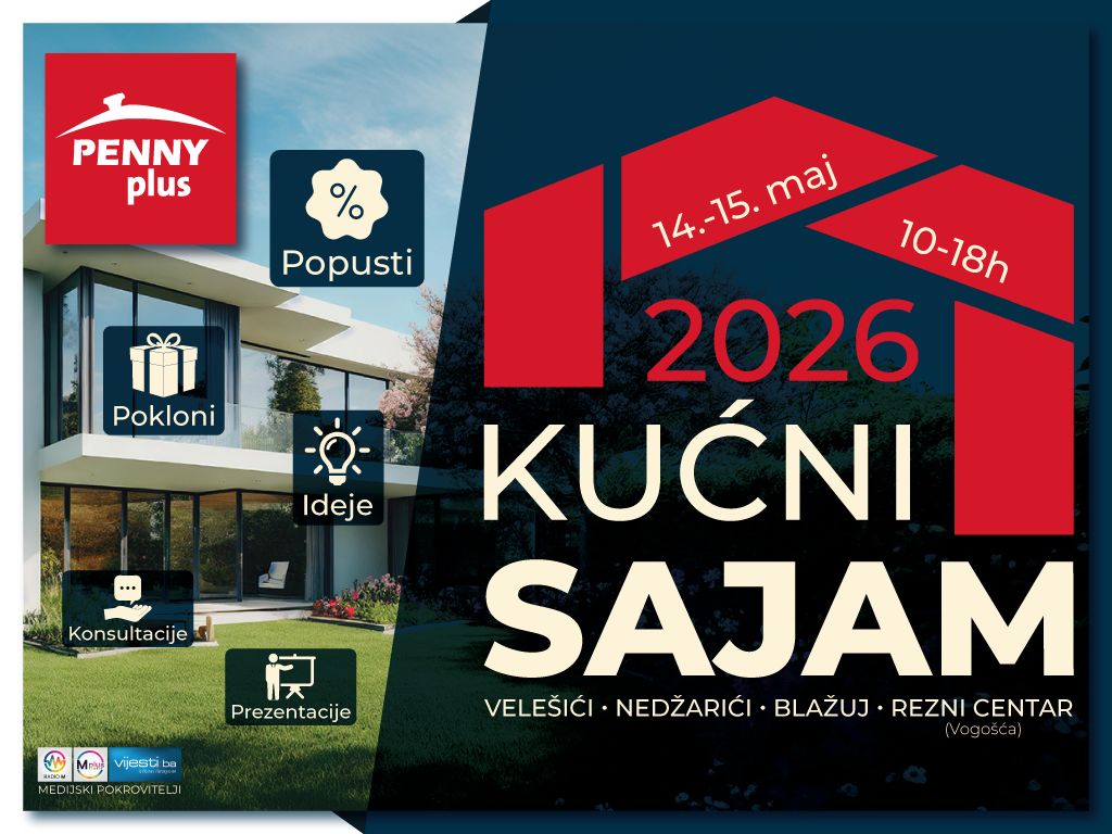 Kućni sajam Penny Plus: Popusti do 50 posto, stručne konsultacije i sjajni pokloni