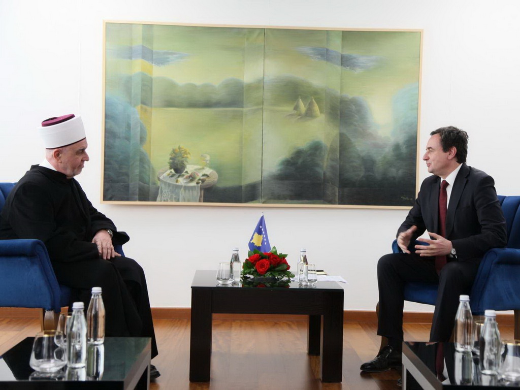 Kurti i reis Kavazović razgovarali o osnaživanju veza među narodima Balkana