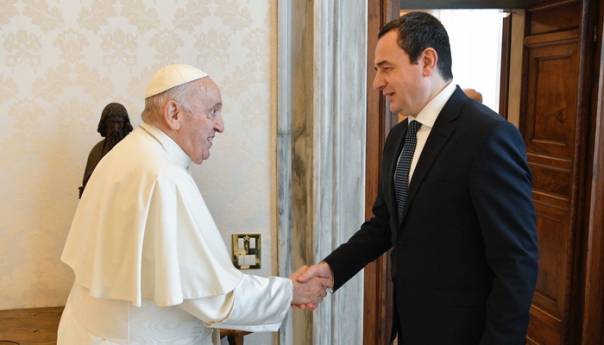 Kurti razgovarao s papom Franjom u Vatikanu