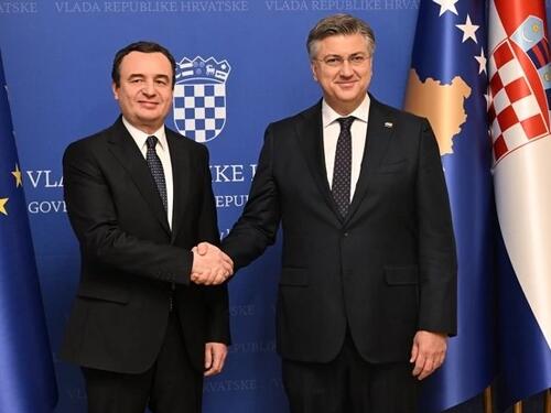Kurti s Plenkovićem: Za normalizaciju odnosa potrebna 'normalna Srbija'