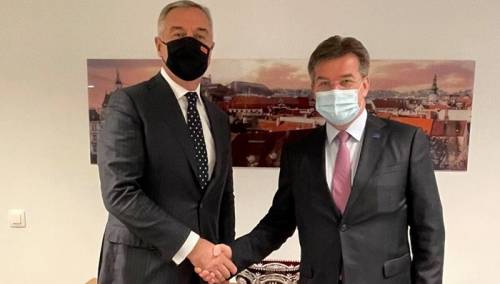 Lajčak i Đukanović o aktuelnoj situaciji u zemlji i regionu