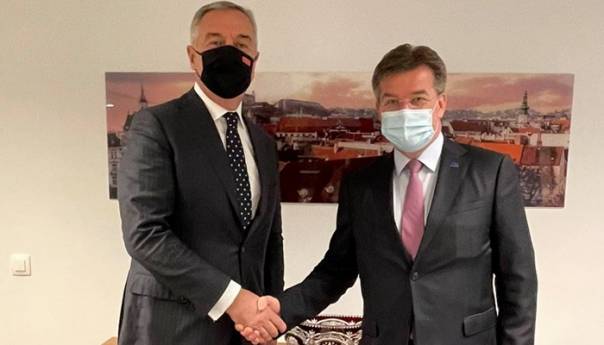 Lajčak i Đukanović o aktuelnoj situaciji u zemlji i regionu