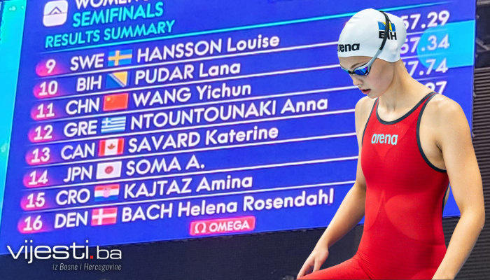 Lana Pudar 10. na Svjetskom prvenstvu