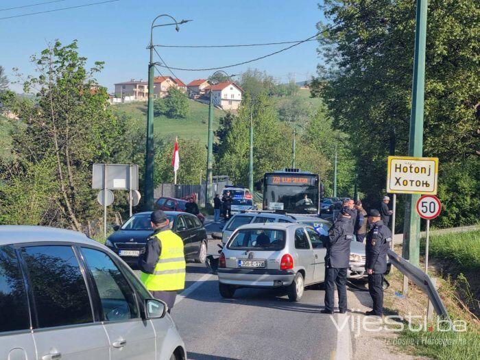 Lančani sudar na ulazu u Sarajevo, stvorile se velike gužve