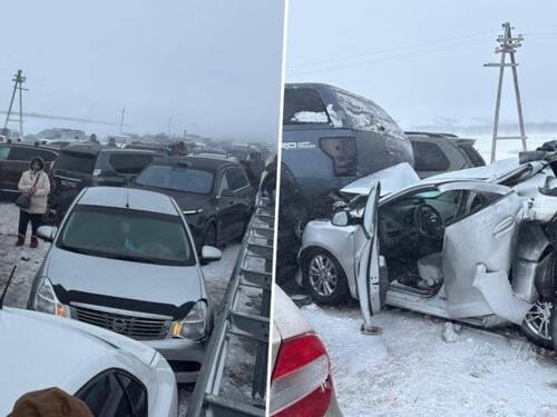 Lančani sudar oko 100 vozila u Kazahstanu