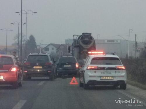 Lančani sudar u Blažuju, velike gužve na izlazu iz Sarajeva