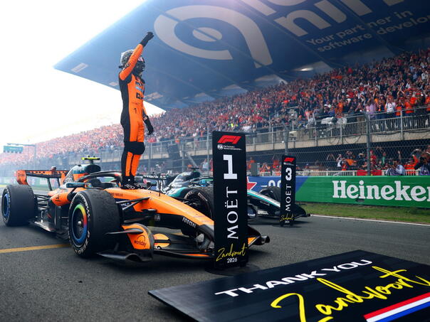 Norris slavio u Nizozemskoj, Antonelli drugi, Verstappen ispao