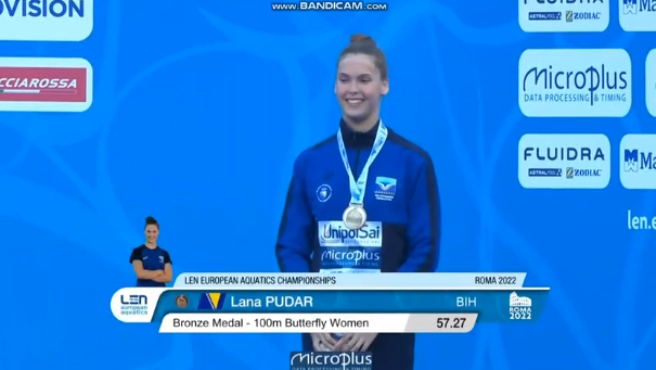 Lani Pudar uručena medalja: 'Lijepo je vidjeti novu zemlju na podijumu'