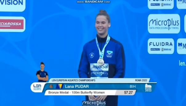 Lani Pudar uručena medalja: 'Lijepo je vidjeti novu zemlju na podijumu'