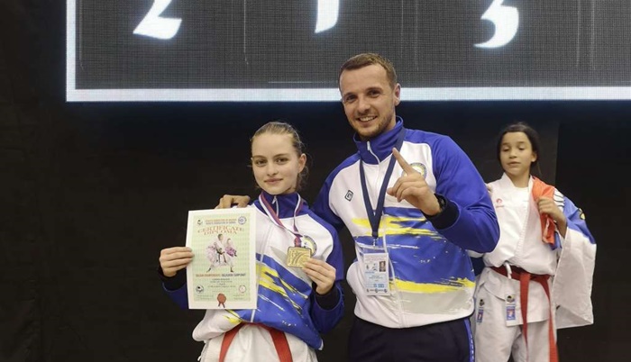 Larisa Bašagić omladinska prvakinja Balkana u karateu