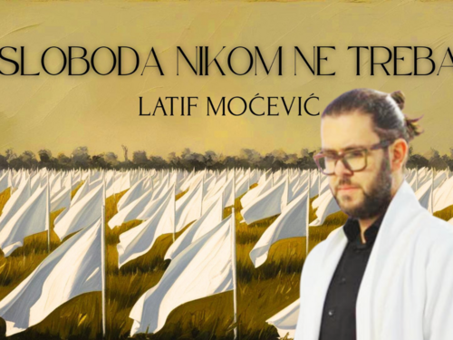 Latif Moćević objavio pjesmu "Sloboda nikom ne treba"