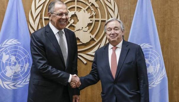 Lavrov informisao Guterresa o razgovorima Rusije i NATO-a