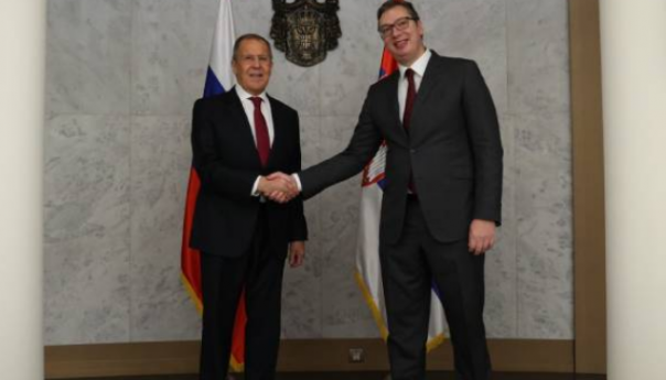 Lavrov: Sa Vučićem o temama bitnim za srpske prijatelje