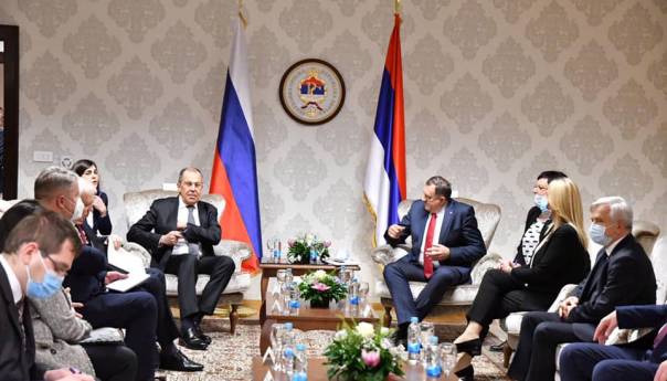 Lavrov stigao u Istočno Sarajevo, traje sastanak sa Dodikom