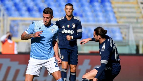 Lazio u petoj minuti sudijske nadoknade stigao do boda protiv Juventusa, Ronaldo se povrijedio