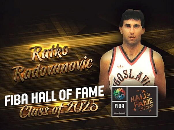 Legendarni košarkaš Bosne Ratko Radovanović primljen u FIBA Kuću slavnih