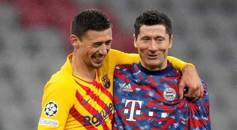 Lenglet se smijao s Lewandowskim nakon ispadanja Bracelone
