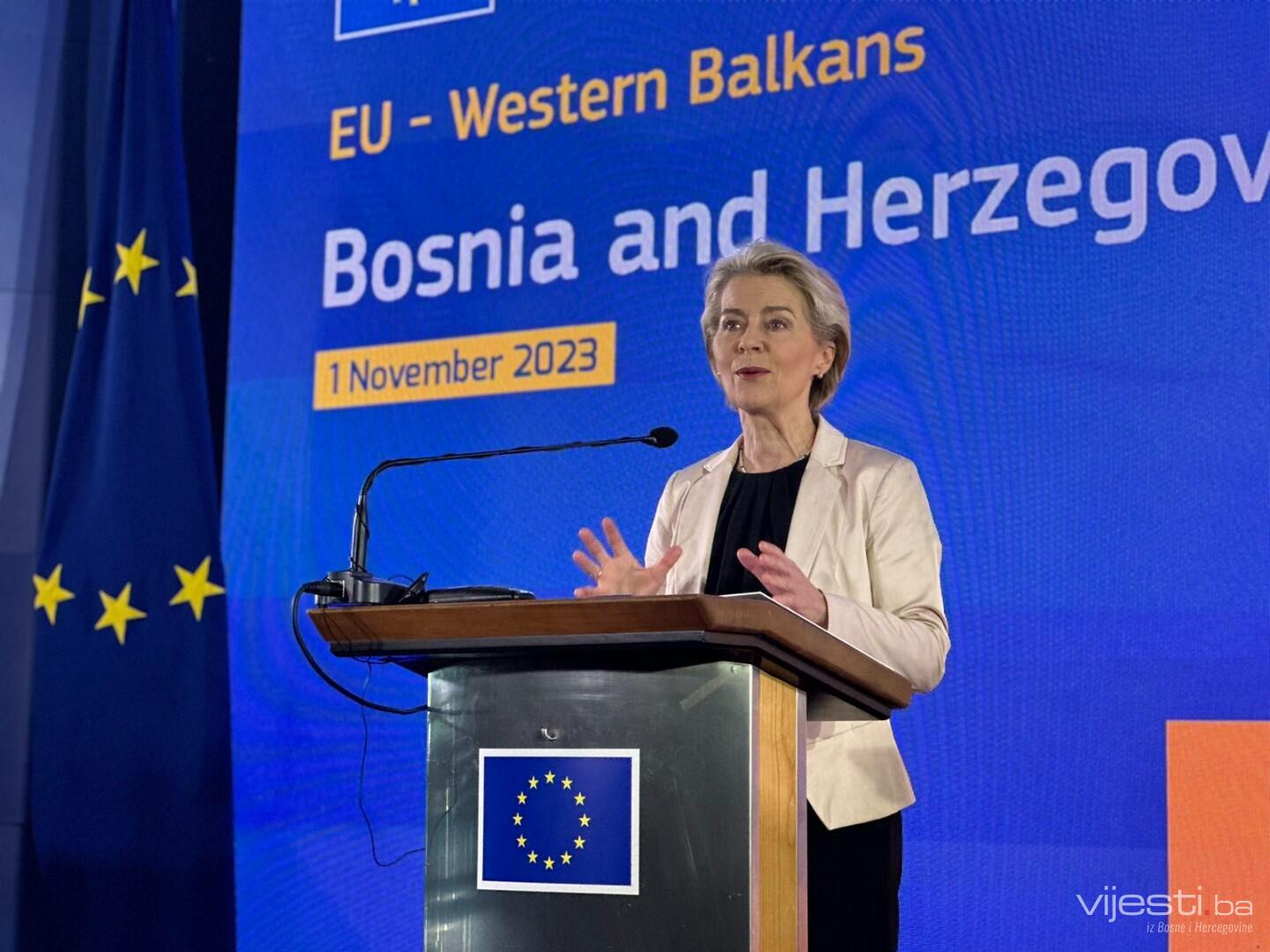 Leyen: Imamo 30 milijardi eura za Balkan, ako ne bude reformi novac ide drugima