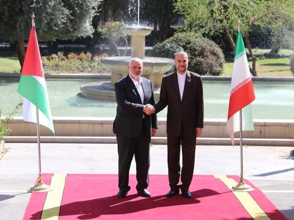 Lider Hamasa održao sastanak sa ministrom vanjskih poslova Irana