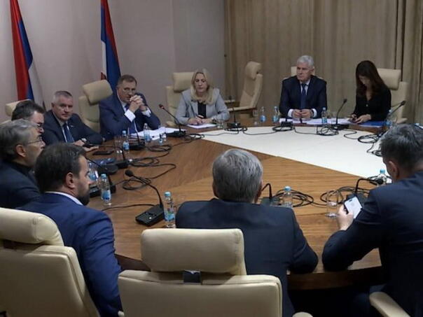 Lideri državne koalicije stigli na sastanak u Istočno Sarajevo