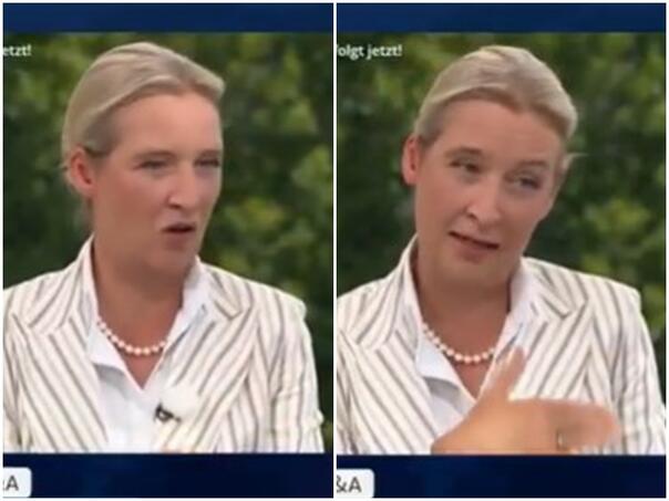 Ljevičarski demonstranti ometali intervju liderke AfD: "Štetno je po kulturu"