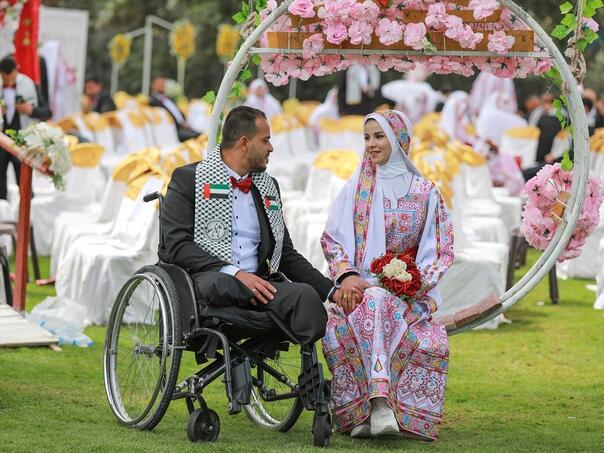 Ljubav jača od svega: U razorenoj Gazi se vjenčalo 150 parova