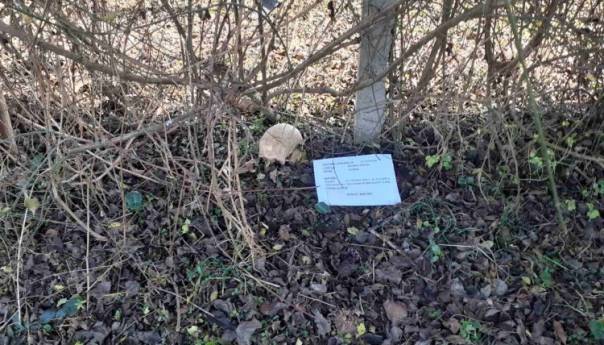 Ljudska lobanja pronađena u šipražju