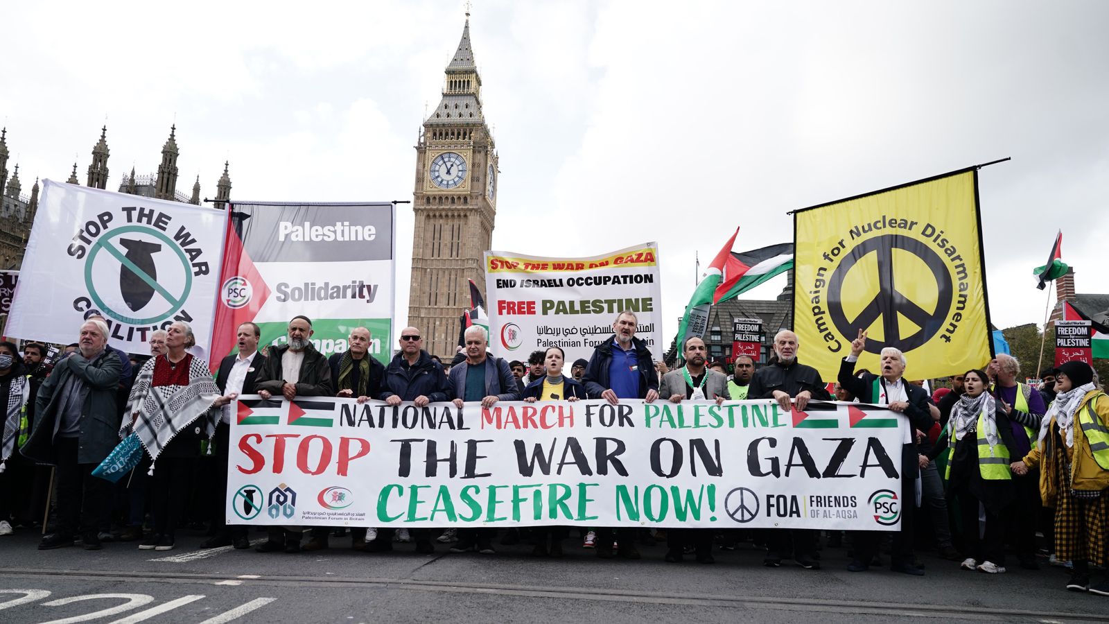 London: 100.000 ljudi na protestu podrške Palestini 