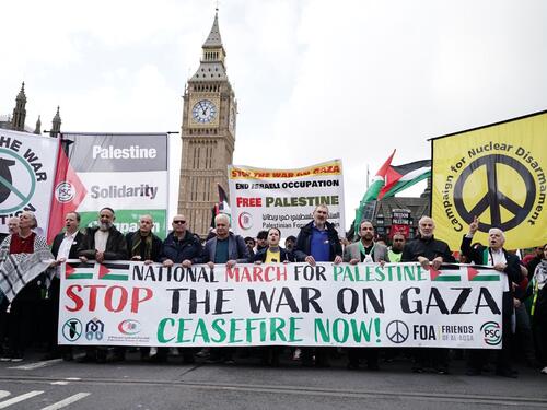 London: 100.000 ljudi na protestu podrške Palestini